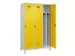 locker voor scheiding van kleding,HxBxD 1950x1200x500mm,3vak