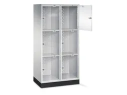grootvolume-lockersysteem,HxBxD 1750x820x500mm,2x3vakken,cil.-slot