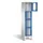 Lockerkast 1850x420x500mm 1x4 vakken Cilinderslot Poten, RAL5010