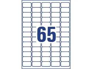 diepvriesetiket Avery 38,1x21,2mm - 2