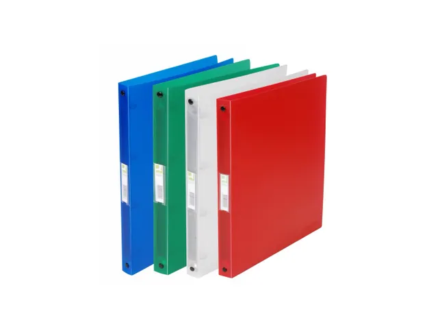 Ringmap A4 2 Ringen 16mm Transparant Blauw