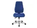 Bureaustoel,Synchroonmech.,Zitting Stof Blauw