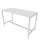 statafel,HxBxD 1070x1800x800mm,hoekig,met 4-voeten wit,blad wit