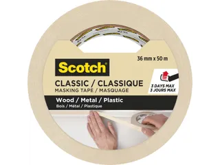 Afplaktape Scotch Classic 36mmx50m beige - 5