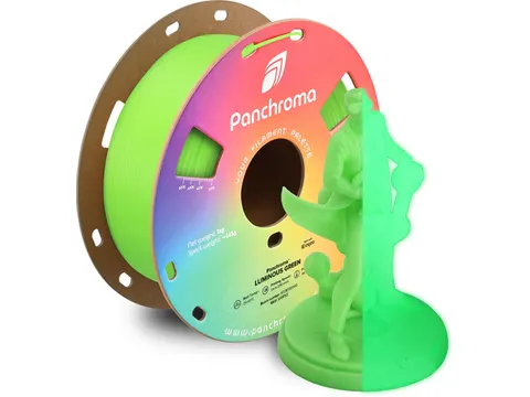 Polymaker 3D filament Panchroma PLA Luminous 1,75mm Groen 1kg