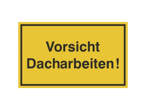 aanwijzingsbord,Pas op! Dakwerkzaamheden,aluminium gemerkt,gemoffeld