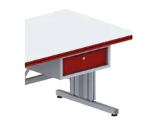 Lade,v. paktafel,HxBxD 200x527x510mm,romp RAL9006,front RAL3003