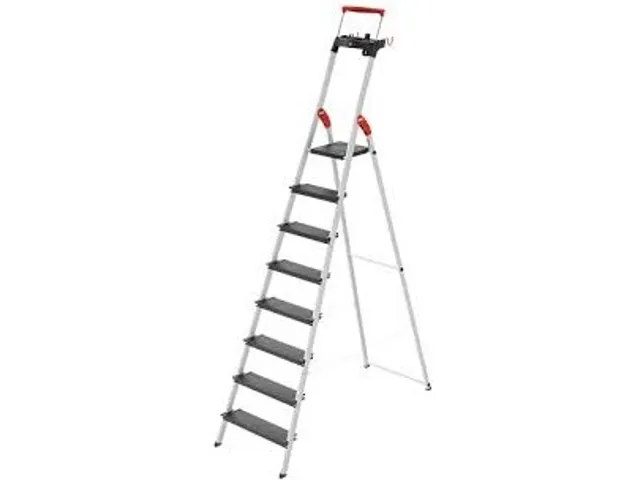escabeau,8marches XXL,marches/plateforme noir,Hauteur 1,72m