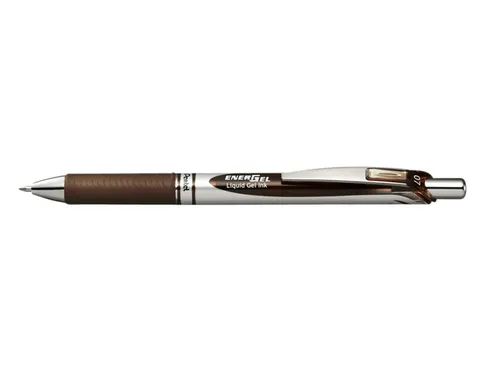 Gelschrijver Pentel Energel BL77 bruin 0.35mm