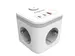 Stekkerblok Fellowes Power Cube F 3-voudig 1xUSB A 2xUSB C 2m wit