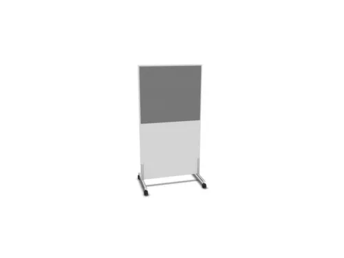 scheidingswand,HxB 1545x800mm,Bl-wit,BN8078-grijs