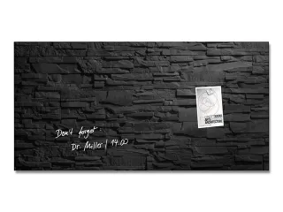 Glasmagneetbord Sigel Artverum 910x460x15mm leisteen - 1