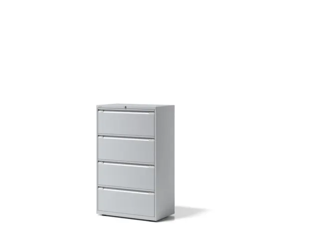 hangmappenkast,HxBxD 1300x800x470mm,4hangmappenframes,romp lichtgrijs