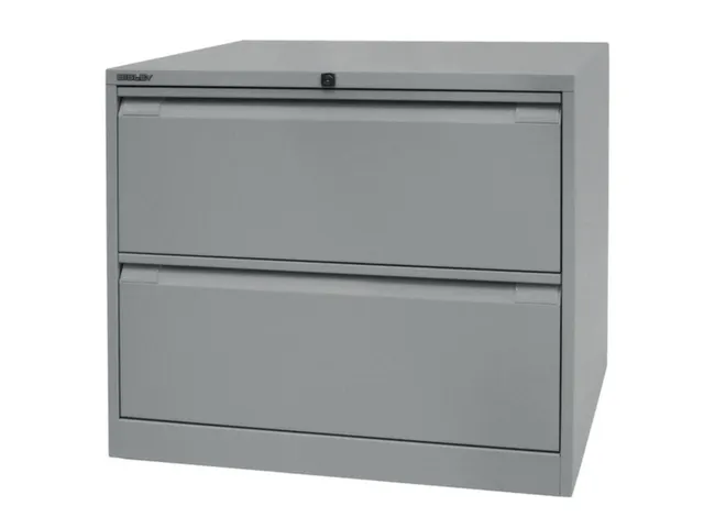 hangmappenkast HxBxD 711x800x622mm 2hangmappenframes zilver