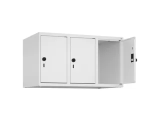 opzetkast,v. locker,3vak.,vak B 300mm,HxBxD 500x900x500mm,vleugeldeur - 2