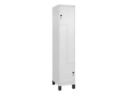 Z-garderobekast,HxBxD 1950x400x500mm,vak B 200/400mm,draaigrendel