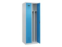 locker voor scheiding van kleding,HxBxD 1850x600x500mm,2vak