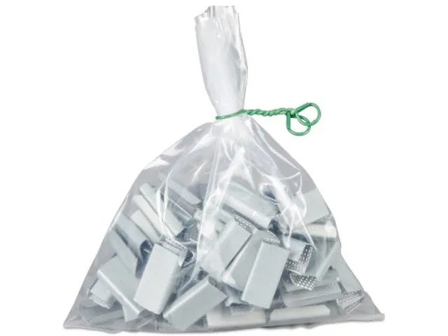 Lien de fixation plastifié Vert 1x140mm 1000 pièces