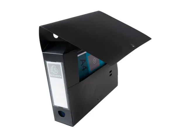 Boite de classement à pression Dos 80mm polypropylène 7/10e Opaque -
