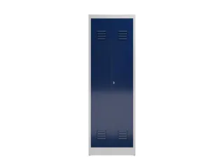 garderobekast,HxBxD 1800x590x500mm,2vak,klink,gezamenlijk afsluitbaar - 2