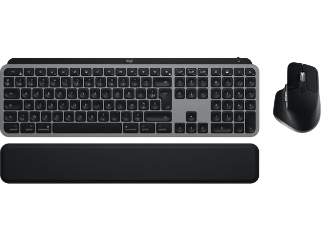Clavier + souris sans fil RF Logitech MX Keys S for Mac AZERTY noir