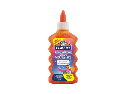 Kinderlijm Elmer's glitter oranje
