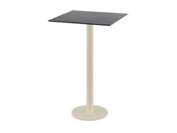 statafel,HxBxD 1090x700x700mm,rechthoekig,schotelvoet zandkleuren
