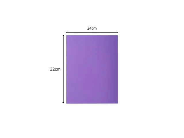 100 dossiermappen ROCK''S 220 24x32cm Paars