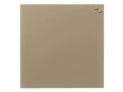 Glasmagneetbord Naga 45x45cm beige