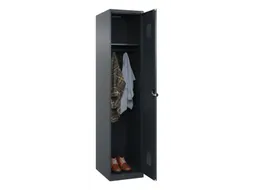 locker,HxBxD 1850x400x500mm,1vak,vak B 400mm,draaigrendel