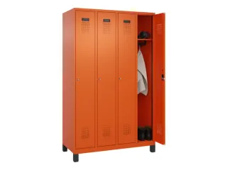 locker,HxBxD 1950x1200x500mm,4vak,vak B 300mm,cil.-slot,voeten - 1