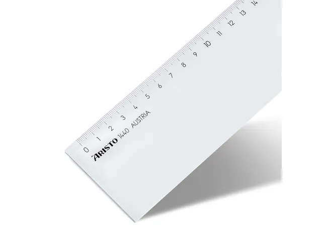 Liniaal Aristo 100cm glashelder plexiglas