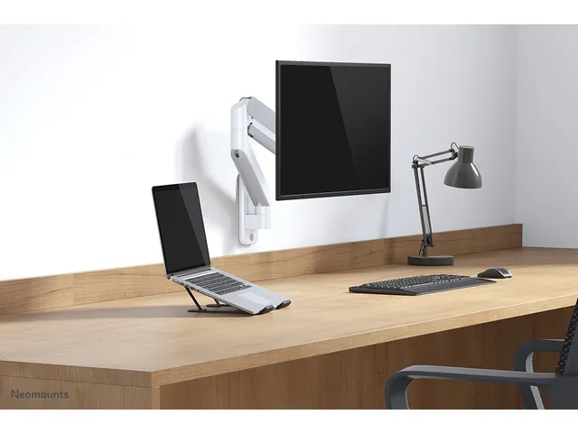 Neomounts NEXT AWL75-450WH Muuradapter monitorarm - 100% plasticvrije