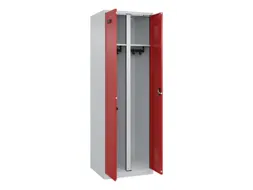 locker voor scheiding van kleding,HxBxD 1850x600x500mm,2vak
