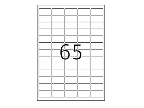 Xerox Multi-use Labels wit permanent 38x21mm 003R93177 6500 stuks