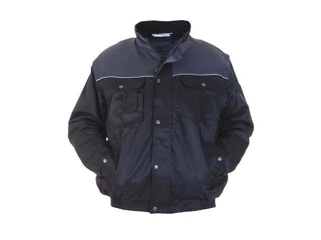 047465 Leipzig pilotjack zwart/grijs maat 3XL