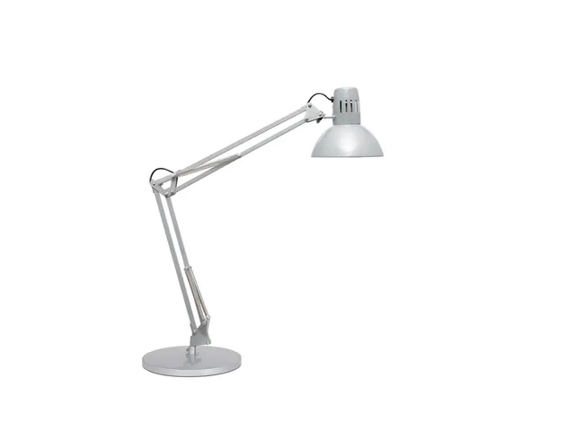 Bureaulamp LED MAULstudy Voet incl E27 lamp Zilver
