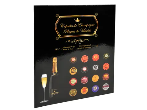 Verzamelalb champagn ecaps 29x32,5cm zw.