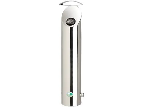 RVS wandasbak HxBxD 530x120x180mm RVS romp gepolijst rond 2.5 Liter