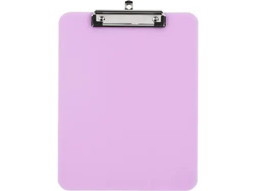 Klemplaat Pastel A4 Polystyreen assorti Paars of groen