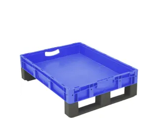 Euronorm Stapelkrat Pp 120x800x600mm 43l Dubbele Bodem Sledepoten - 2
