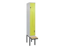 Z-garderobekast,HxBxD 2120x300x815mm,2vak,vak B 300mm,draaigrendel