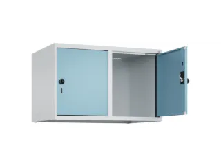 opzetkast,v. locker,2vak.,vak B 400mm,HxBxD 500x800x500mm,draaigrendel - 1