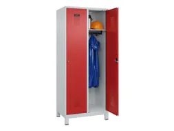 locker,HxBxD 1950x800x500mm,2vak,vak B 400mm,cil.-slot,voeten