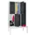 banklocker,dubbeldeks,HxBxD 2150x1200x800mm,RAL7035,front RAL7016