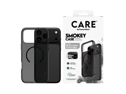 PanzerGlass CARE by Smokey Case w. Black MagSafe iPhone 2026 Pro
