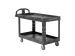 Rubbermaid BRUTE Heavy-Duty Werkwagen Groot 2 Schappen Zwart