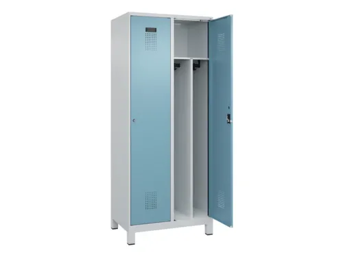 locker voor scheiding van kleding,HxBxD 1950x800x500mm,2vak