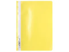 Snelhechtmappen stan daard PP A4 geel