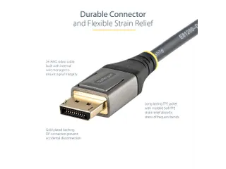 5 Meter VESA Gecertificeerde DisplayPort 1.4 Kabel - 7